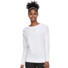 Women's Nike Gym Vintage Crew Top, Size: Xl, Light Grey