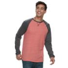 Men's Urban Pipeline Ultimate Baseball Tee, Size: Medium, Med Pink