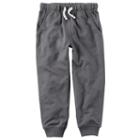 Boys 4-8 Carter's Jogger Pants, Size: 7, Grey