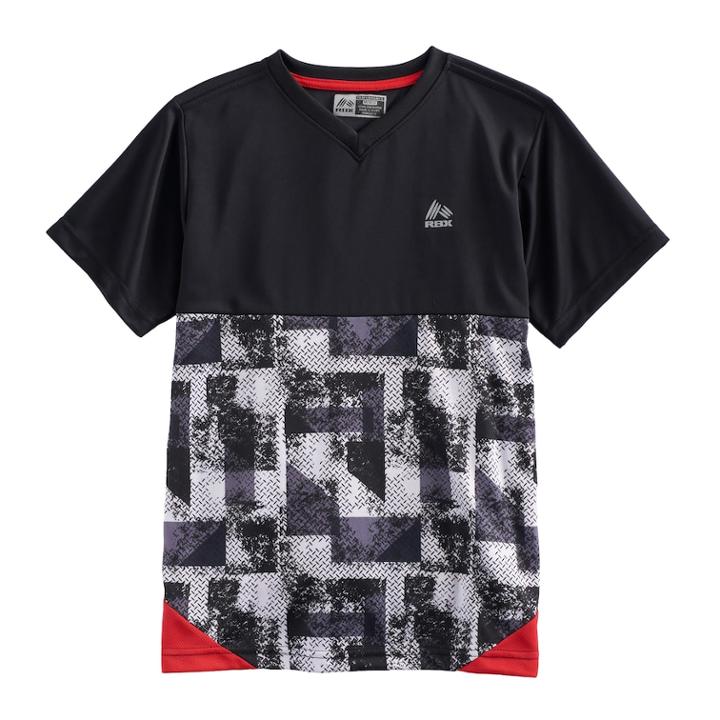Boys 8-20 Rbx Performance Tee, Size: Xl 18-20, Oxford