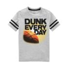 Boys 4-12 Carter's Striped Sporty Tee, Size: 4/5, Light Grey