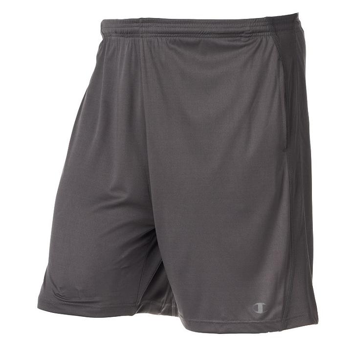 Big & Tall Champion Solid Performance Shorts, Men's, Size: Xl Tall, Grey (charcoal)