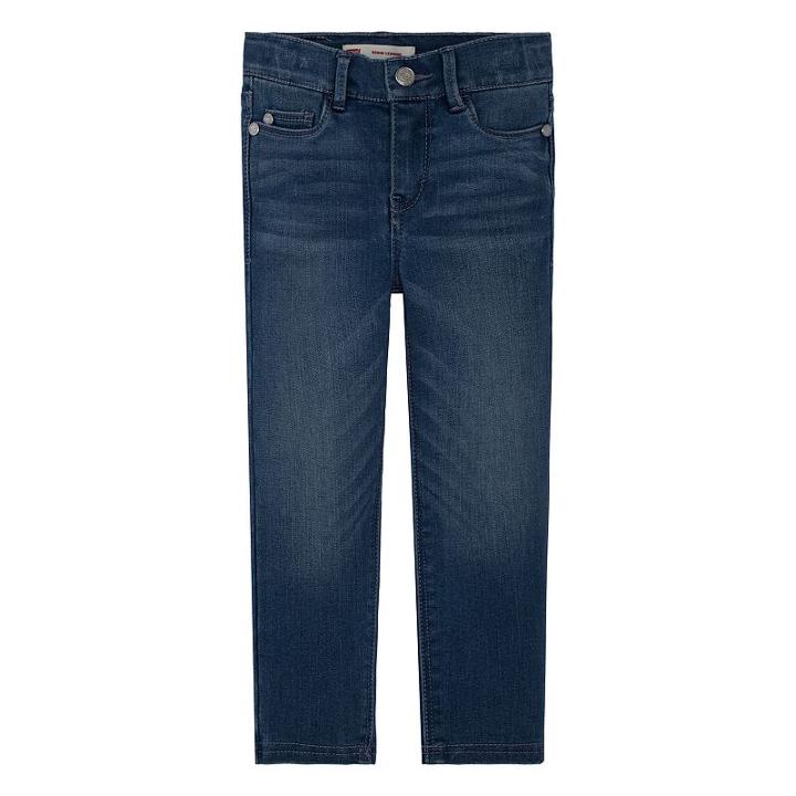 Girls 4-6x Levi's 701 Embellished Skinny Jeans, Girl's, Size: 6x, Med Blue