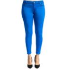 Juniors' Crave Colored Ankle Skinny Jeans, Girl's, Size: 3, Brt Blue