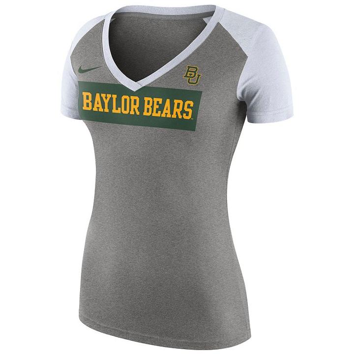 Women's Nike Baylor University Football Top, Size: Medium, Dark Grey
