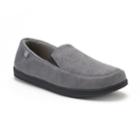 Men's Isotoner Ian Perforated Microsuede Slippers, Size: Xxl, Med Grey