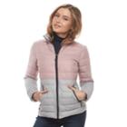 Women's Halitech Colorblock Packable Puffer Jacket, Size: Xl, Med Pink