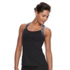 Women's Tyr Lola Crisscross Tankini Top, Size: Medium, Black