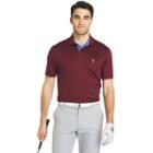 Men's Izod Swingflex Classic-fit Feeder-striped Performance Golf Polo, Size: Small, Red Other