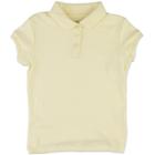 Girls 4-6x Chaps Interlock School Uniform Polo, Girl's, Size: Xl, Yellow Oth