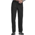 Men's Lee Relaxed-fit Stain Resist Pleated Pants, Size: 36x30, Black