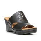 Naturalsoul By Naturalizer Rhonda Women's Wedge Sandals, Size: 9.5 Wide, Black