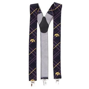 Men's Ncaa Oxford Suspenders, Multicolor