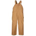 Men's Dickies Bib Overall, Size: 42x30, Red/coppr (rust/coppr)