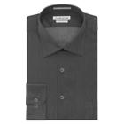 Big & Tall Van Heusen Regular-fit Herringbone Spread-collar Dress Shirt, Men's, Size: 18.5 34/5b, Dark Grey