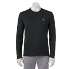 Men's Adidas Essential Climalite Performance Tee, Size: Large, Black