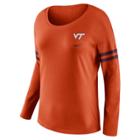 Women's Nike Virginia Tech Hokies Tailgate Long-sleeve Tee, Size: Xxl, Orange