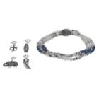 Believe In Clover, Elephant & Horn Charm Stretch Bracelet Set, Women's, Multicolor