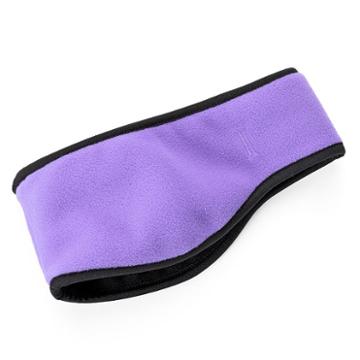 Women's Igloos Microfleece Reversible Headband, Lt Purple