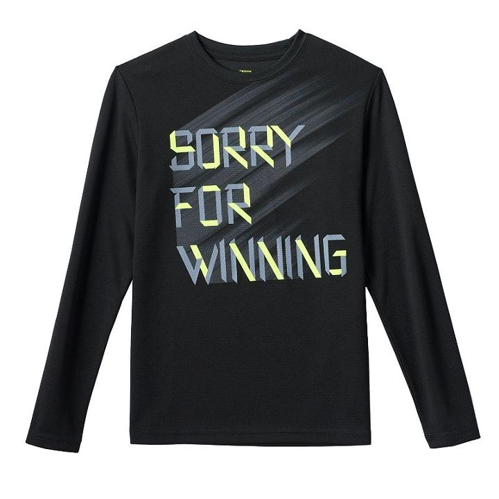 Boys 8-20 Tek Gear&reg; Thermal Tee, Boy's, Size: Small, Black