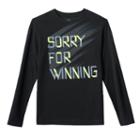 Boys 8-20 Tek Gear&reg; Thermal Tee, Boy's, Size: Small, Black
