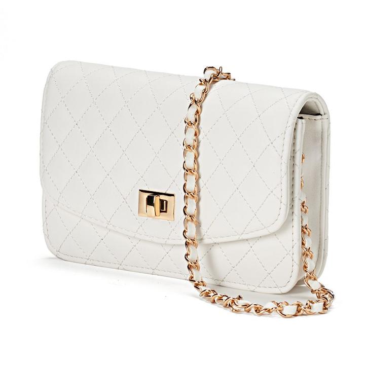 Mellow World Amanda Quilted Crossbody Wallet, Women's, White