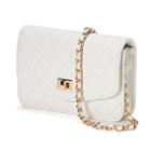 Mellow World Amanda Quilted Crossbody Wallet, Women's, White