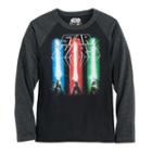 Boys 8-20 Star Wars Light Sabers Tee, Size: Large, Grey Other