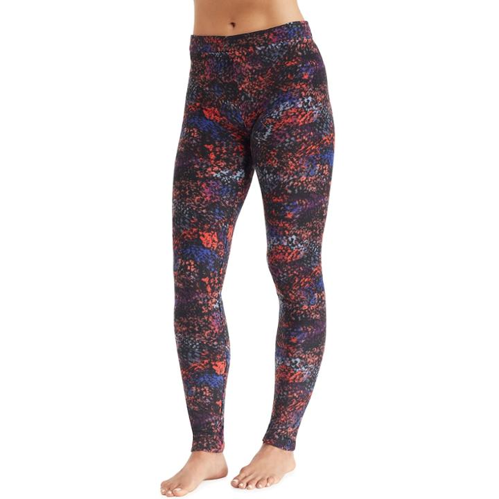 Women's Cuddl Duds Stretch Fleece Leggings, Size: Regular, Abstract Print