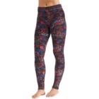 Women's Cuddl Duds Stretch Fleece Leggings, Size: Regular, Abstract Print