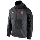 Men's Nike Oklahoma Sooners Anorak Pullover Jacket, Size: Medium, Grey (charcoal)