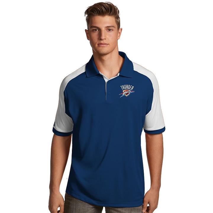 Men's Antigua Oklahoma City Thunder Century Polo, Size: Medium, Blue