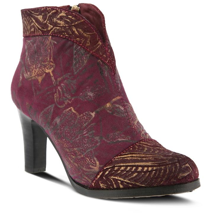 L'artiste By Spring Step Lidia Women's Ankle Boots, Size: 36, Red
