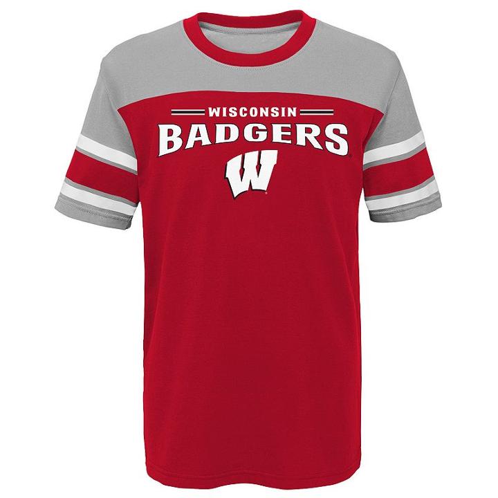 Boys 4-7 Wisconsin Badgers Loyalty Tee, Size: M 5-6, Dark Red