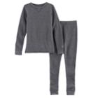 Toddler Boy Cuddl Duds 2-pc. Base Layer Top & Pants Set, Size: 4t, Med Grey