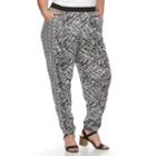 French Laundry, Plus Size Printed Soft Pants, Women's, Size: 3xl, Lt Beige