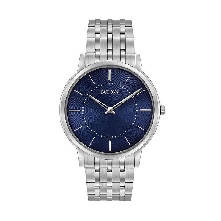 Bulova Men's Classic Ultra Slim Stainless Steel Watch - 96a188, Grey