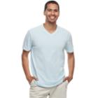 Men's Sonoma Goods For Life&trade; Flexwear V-neck Tee, Size: Medium, Light Blue