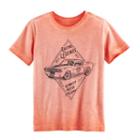 Boys 4-7x Sonoma Goods For Life&trade; Washed Tie-dyed Graphic Tee, Size: 5, Dark Grey