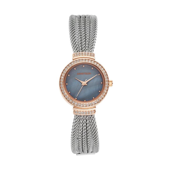 Armitron Women's Crystal Mesh Watch, Size: Small, Multicolor
