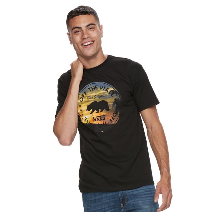 Men's Vans Golden State Circle Tee, Size: Xxl, Black