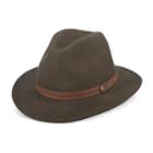 Men's Scala Wool Felt Safari Hat With Faux-suede Trim, Size: Xl, Green