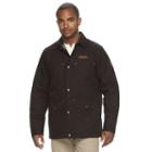 Men's Columbia Beacon Stone Omni-shield Flannel Coat, Size: Large, Dark Brown