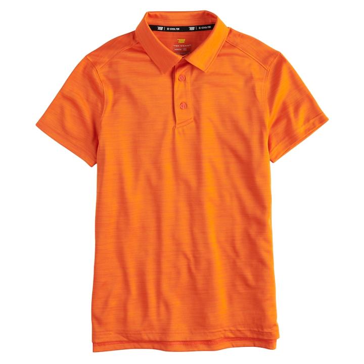Boys 8-20 Tek Gear&reg; Performance Polo, Size: Xl(18/20), Brt Red