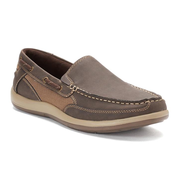 Croft & Barrow&reg; Conductor Men's Ortholite Boat Shoes, Size: Medium (12), Brown