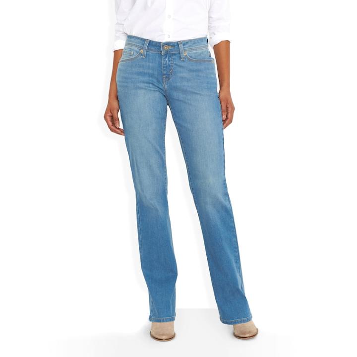 Women's Levi's&reg; 529&trade; Curvy Bootcut Jeans, Size: 12/31 Avg, Light Blue