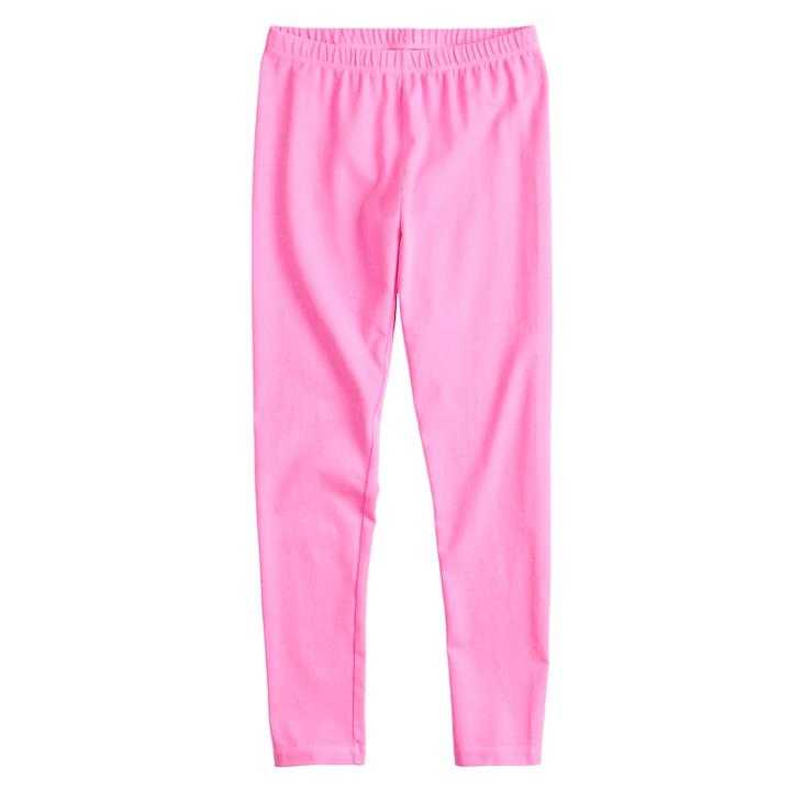Girls 7-16 & Plus Size So&reg; Core Athletic Leggings, Size: 20 1/2, Brt Pink