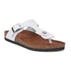 Sonoma Goods For Life&trade; Blending Women's Footbed Sandals, Size: Medium (8), White