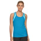 Women's Tek Gear&reg; Performance Base Layer Workout Tank, Size: Medium, Turquoise/blue (turq/aqua)