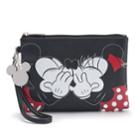 Disney's Mickey & Minnie Mouse Wristlet, Women's, Black